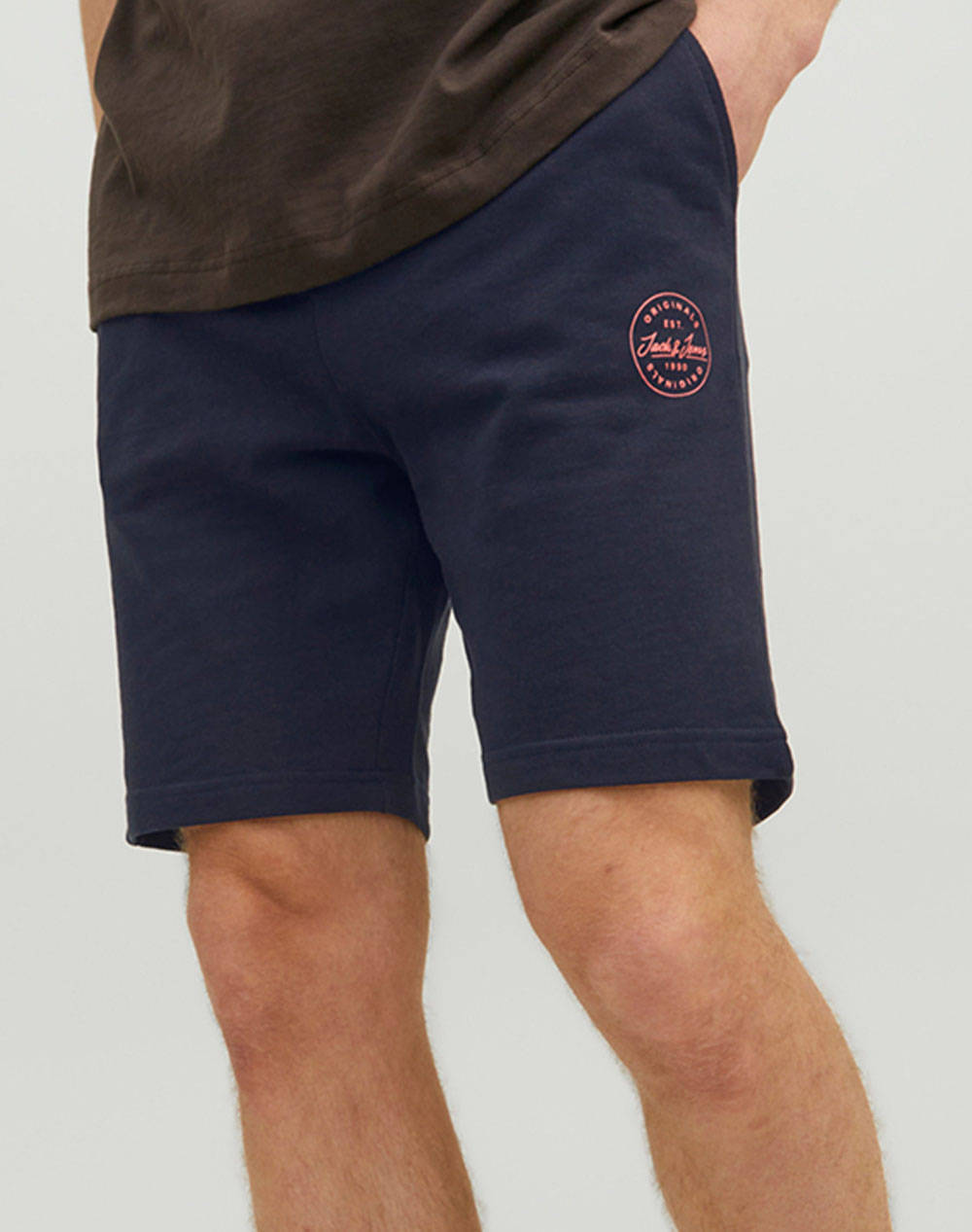 JACK&JONES JPSTSHARK SWEAT SHORTS AT SN 12228647-Navy Blazer NavyBlue