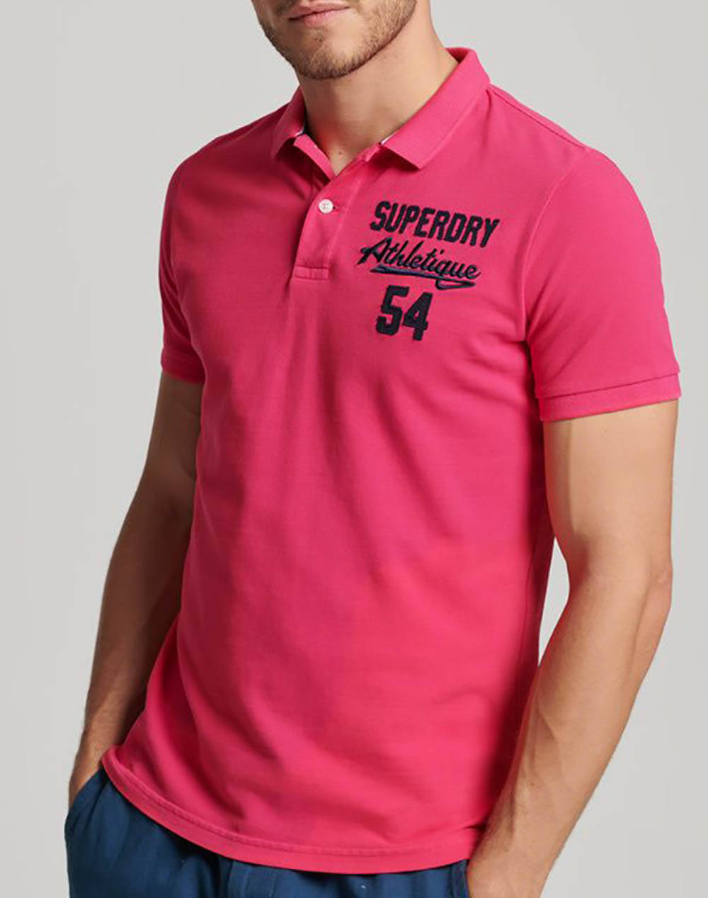SUPERDRY D6 OVIN VINTAGE SUPERSTATE POLO ΜΠΛΟΥΖΑ ΑΝΔΡΙΚΟ M1110349A-FA9 Fuchsia