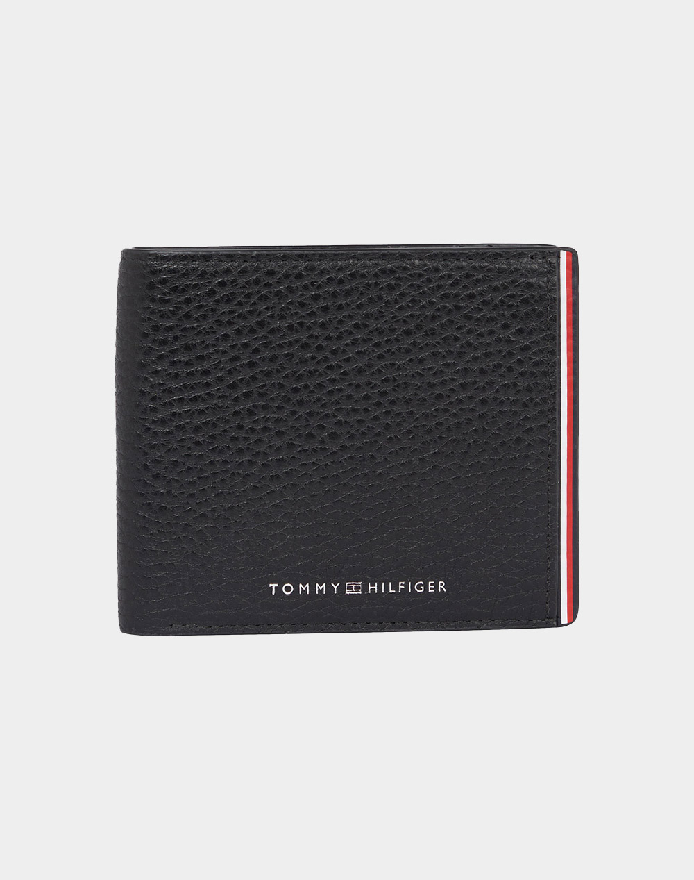 TOMMY HILFIGER TH CORPORATE FLAP & COIN WALLET AM0AM10970-BDS Black