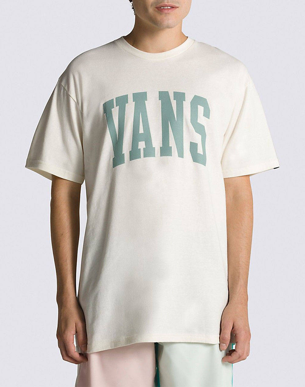 white vans tee