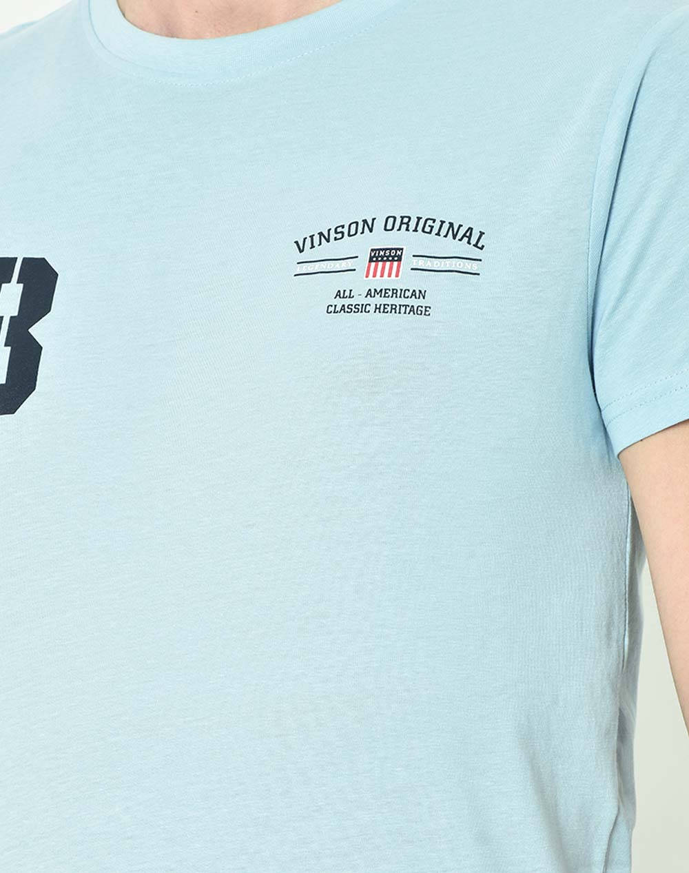 VINSON MAVERIK T-SHIRT 104386-CERULEAN Ciel φωτογραφία