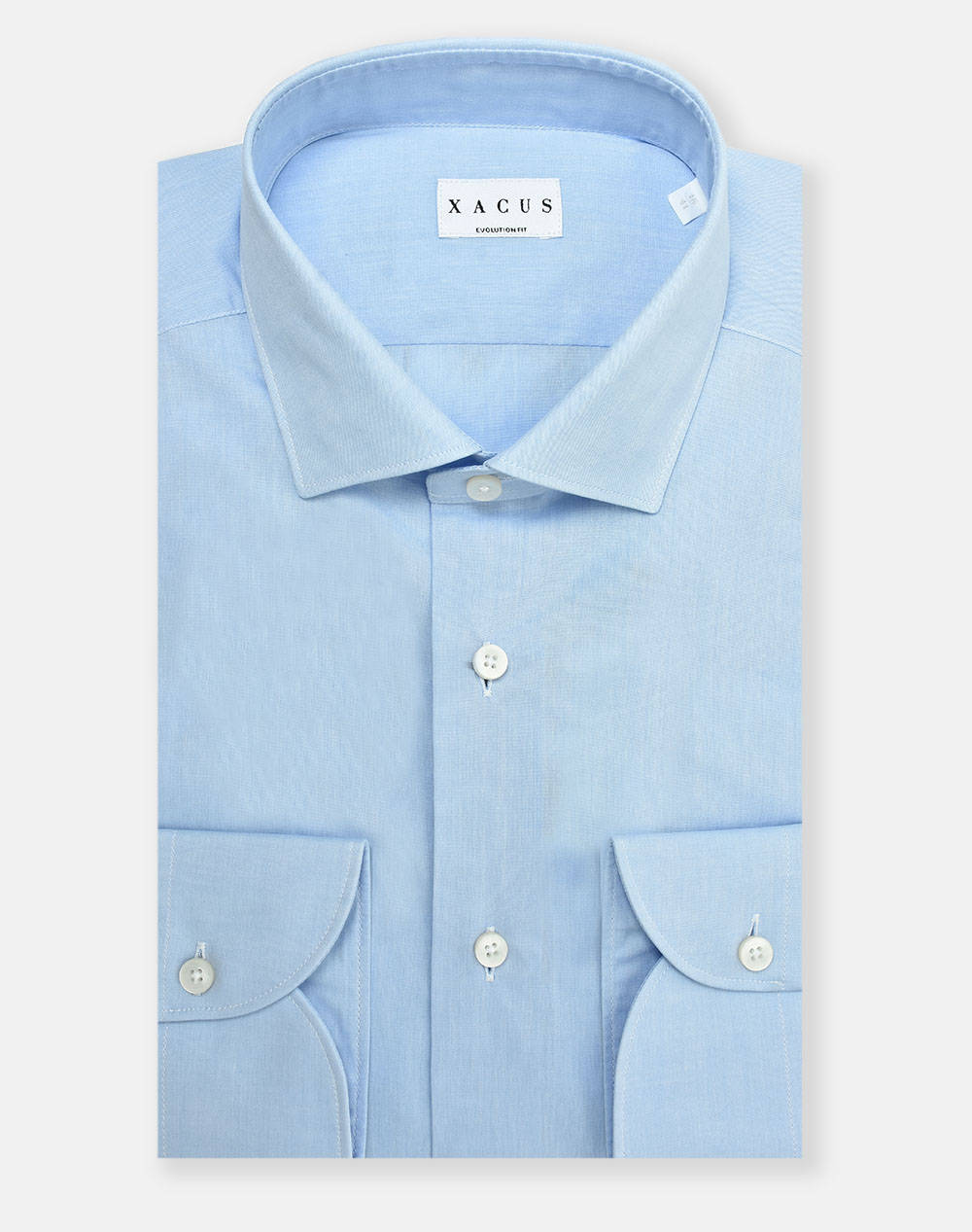 XACUS XACUS SHIRT 358ML41116-002 Ciel