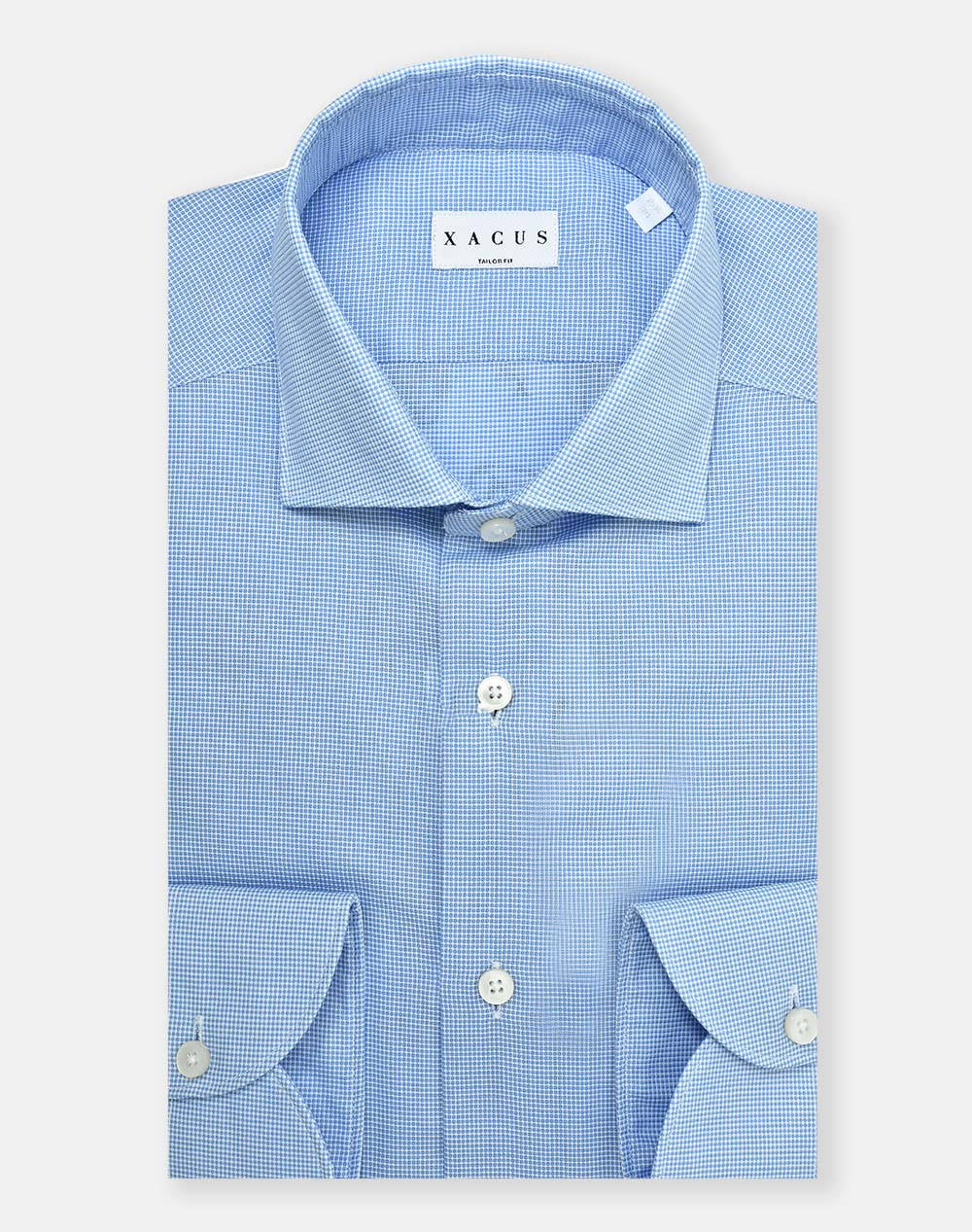XACUS XACUS SHIRT 558ML41423-002 Ciel