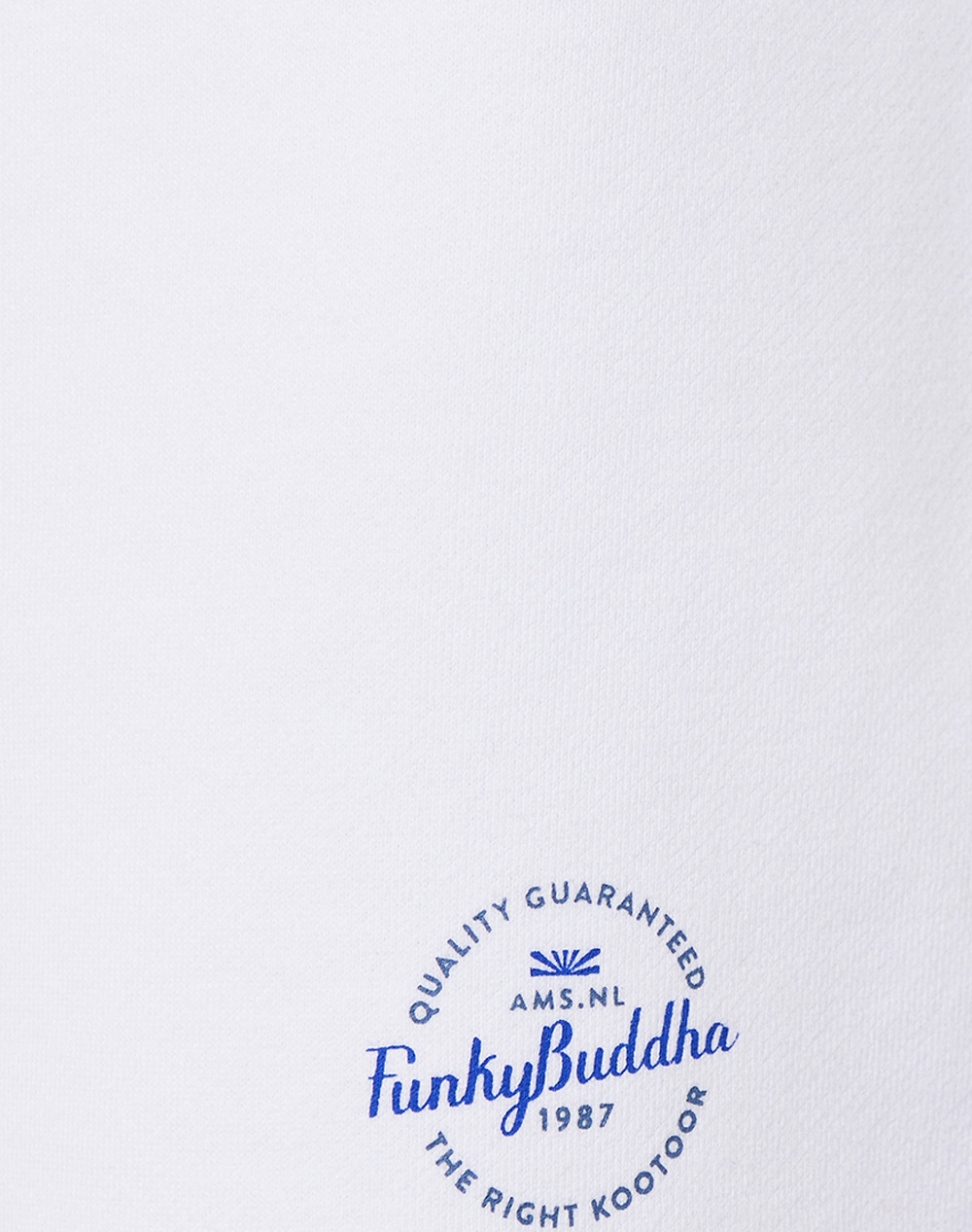 FUNKY BUDDHA Essential αθλητική βερμούδα με branded τύπωμα