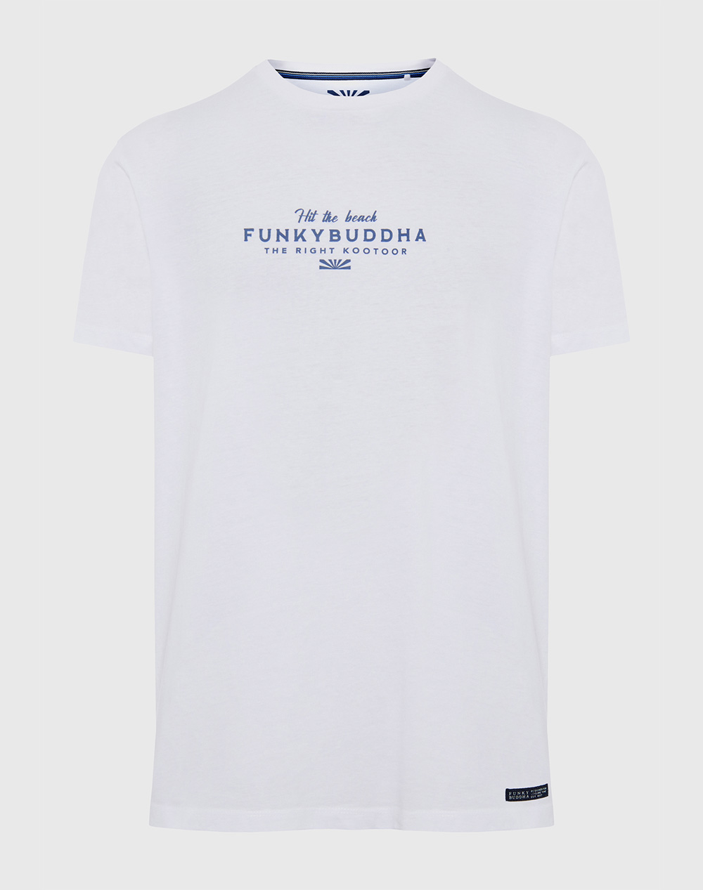 FUNKY BUDDHA T-shirt με Funky Buddha τύπωμα στο στήθος