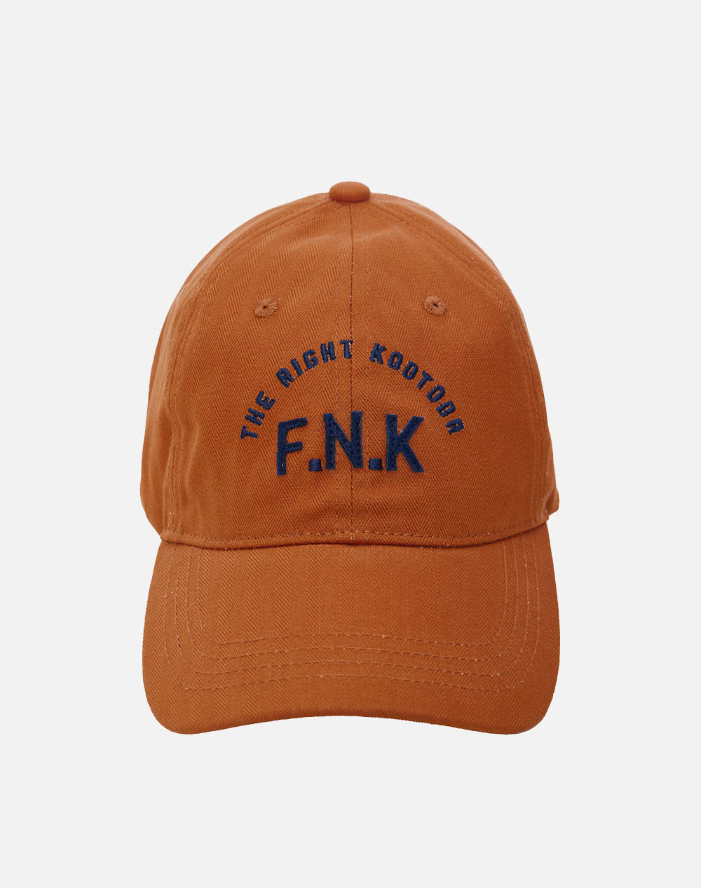 FUNKY BUDDHA Ανδρικό καπέλο με κέντημα FBM007-061-10-TERRACOTA DarkOrange