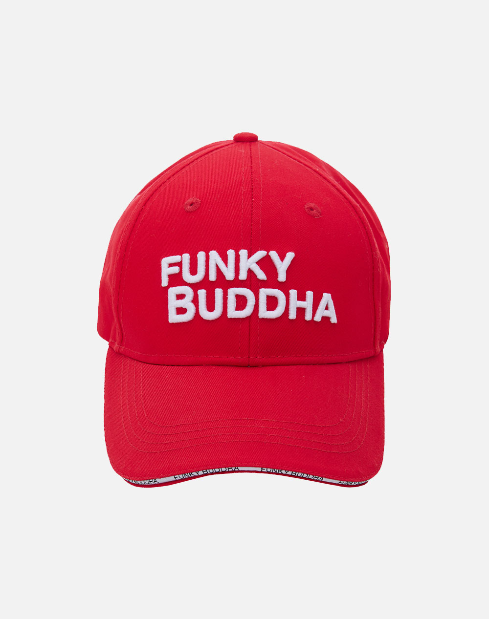 FUNKY BUDDHA Ανδρικό καπέλο με Funky Buddha κέντημα FBM007-068-10-LUSCIOUS Red