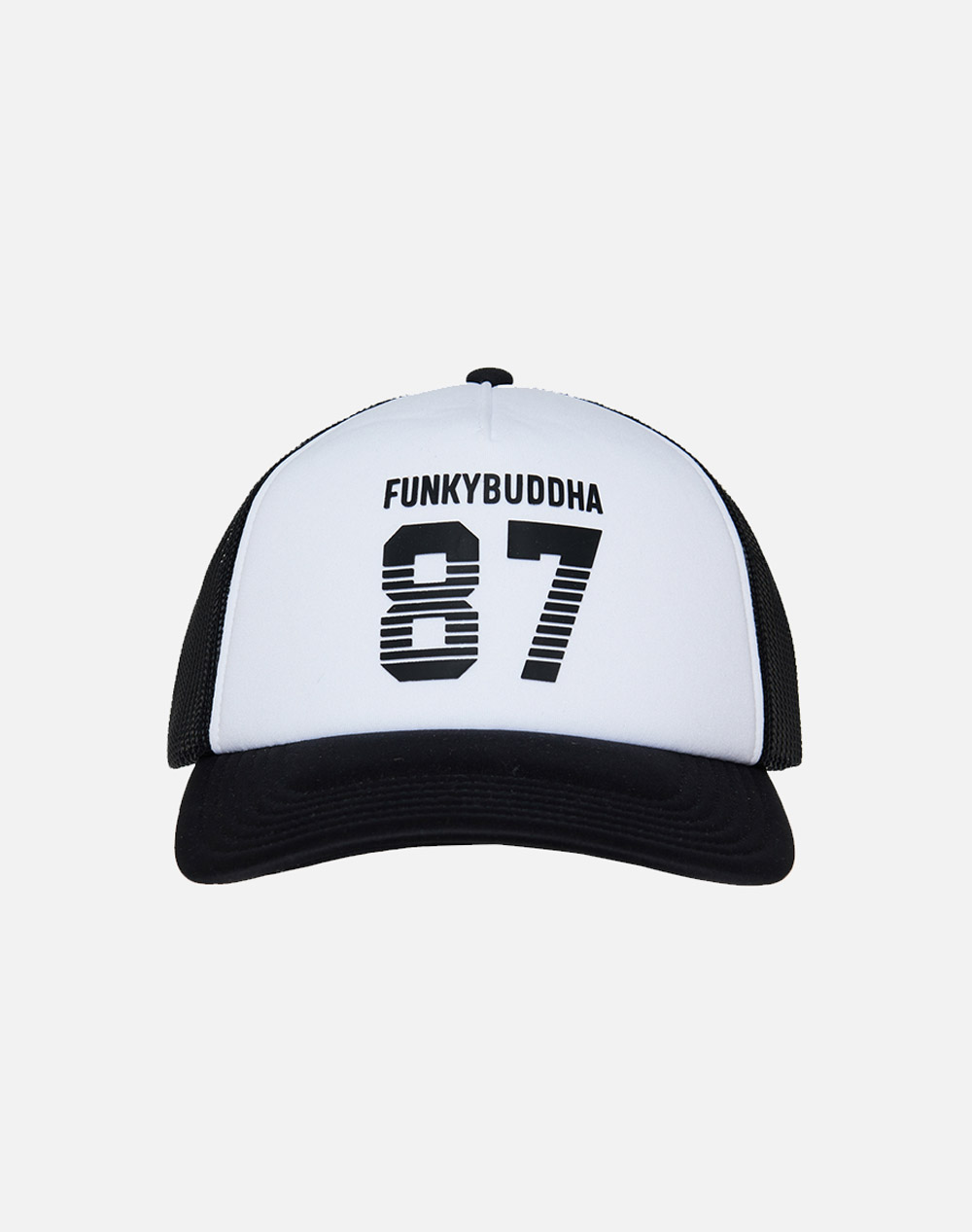 FUNKY BUDDHA Ανδρικό καπέλο με δίχτυ FBM007-070-10-BLACK Black