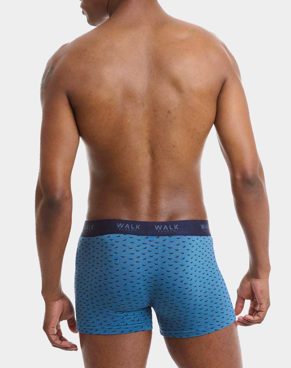 WALK MENS PATTERNED BAMBOO BOXERS