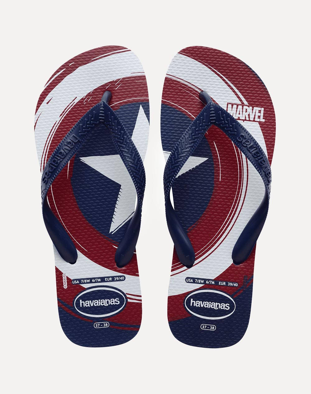 HAVAIANAS HAV. TOP MARVEL LOGOMANIA (MINI ME) 4146953 27-32-4368 NavyBlue φωτογραφία
