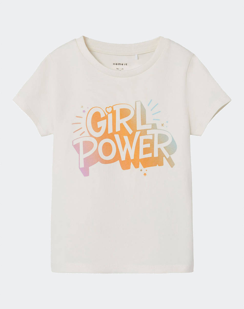 NAME IT NMFJASMINE SS TOP PB 13213347-Jet Stream White