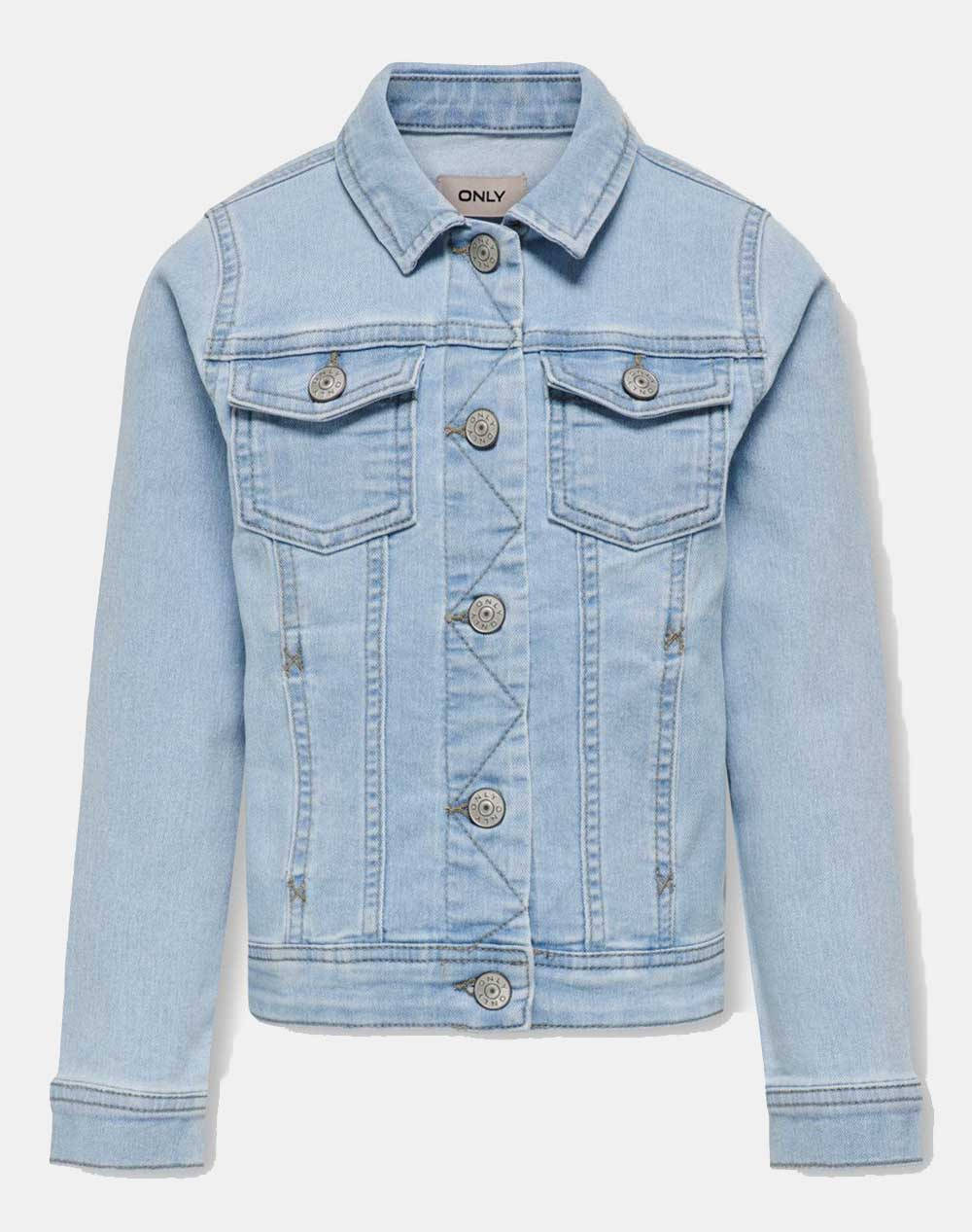 ONLY KONSARA LIGHT BLUE DNM JACKET NOOS 15202794-Light Blue Denim JeanBlue