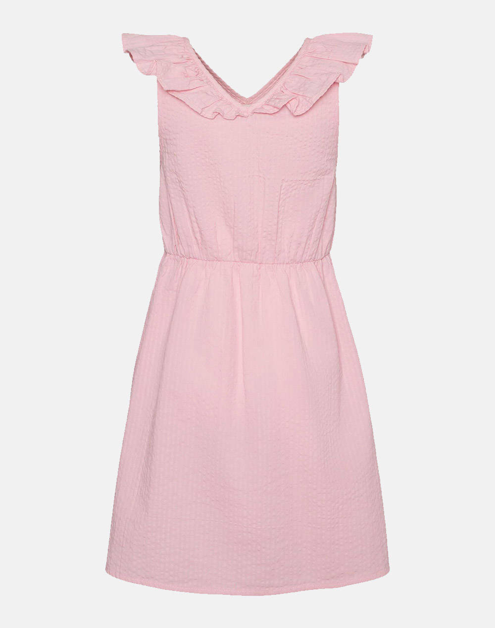VERO MODA VMMACIA SL ABK DRESS WVN GIRL 10286785-Bonbon Pink φωτογραφία
