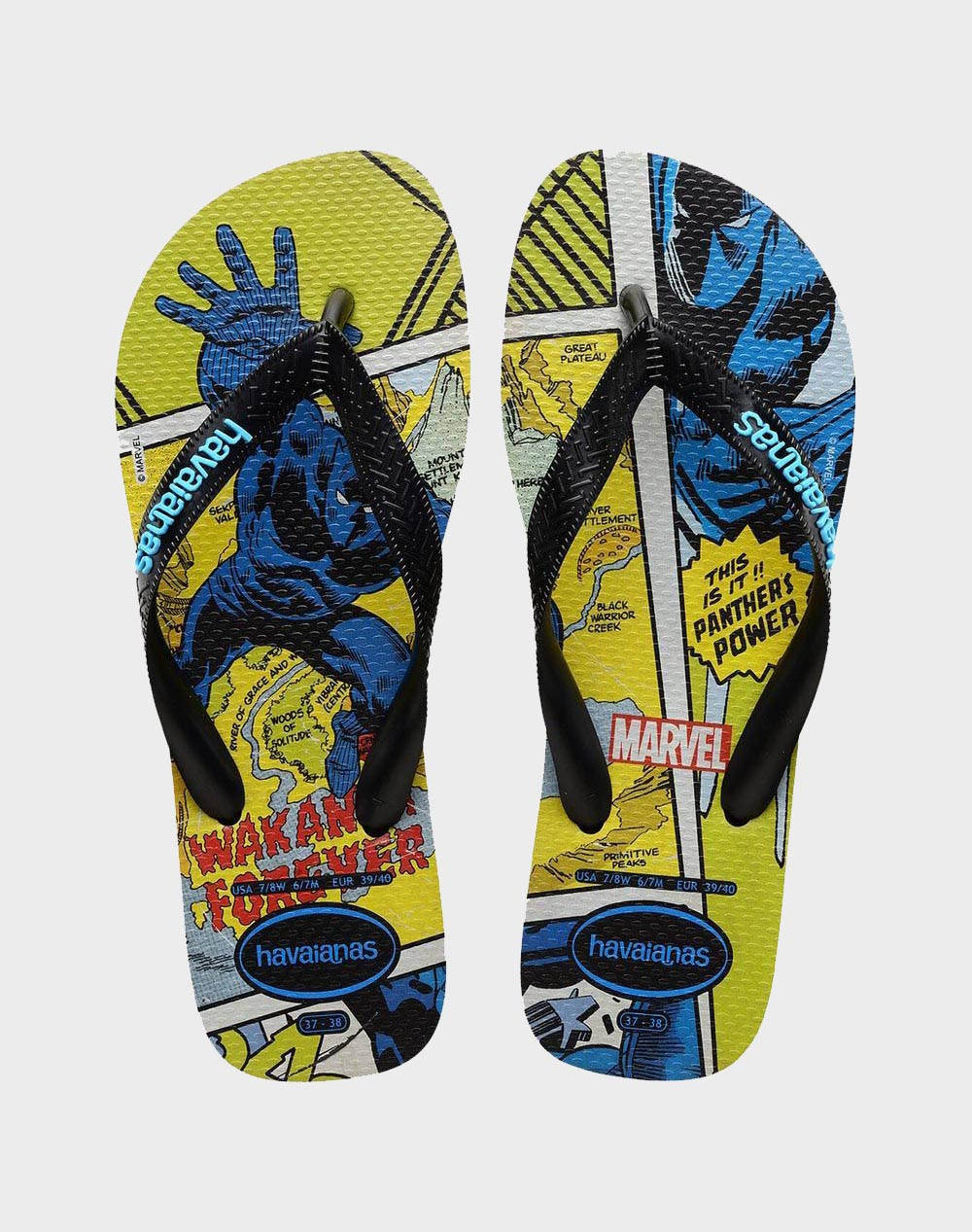 HAVAIANAS HAV. TOP MARVEL CLASSICS (MINI ME) 4147012 27-32-1069 Black φωτογραφία