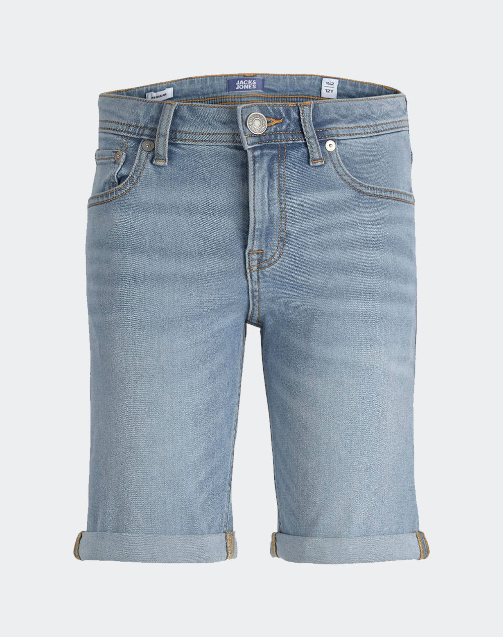 JACK&JONES JJIRICK JJIORIGINAL SHORTS MF 301 JNR 12224571-BLUE DENIM DenimBlue 3631AJACK2300009_10111