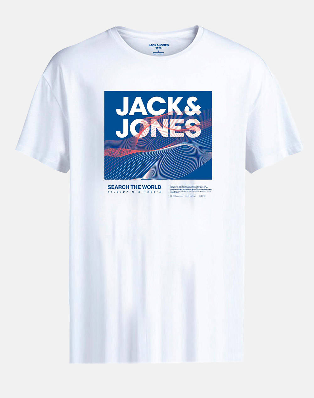 JACK&JONES JCOBOOSTER TEE SS CREW NECK MAY 23 JNR 12239537-WHITE White