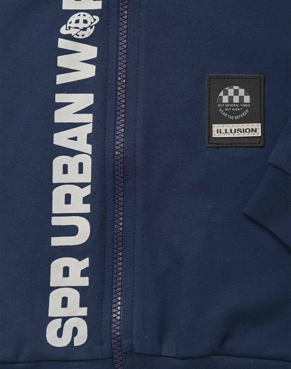 SPRINT JACKET BABY BOY 231-1050-S305 Blue φωτογραφία