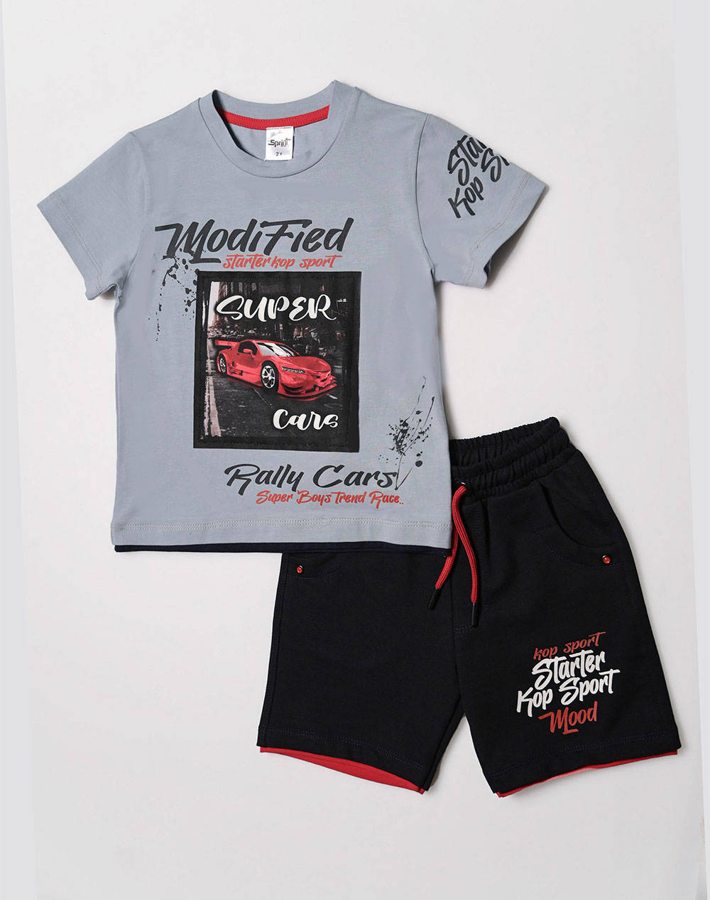 SPRINT SPRINT SET BABY BOY 231-1063-S160 Gray