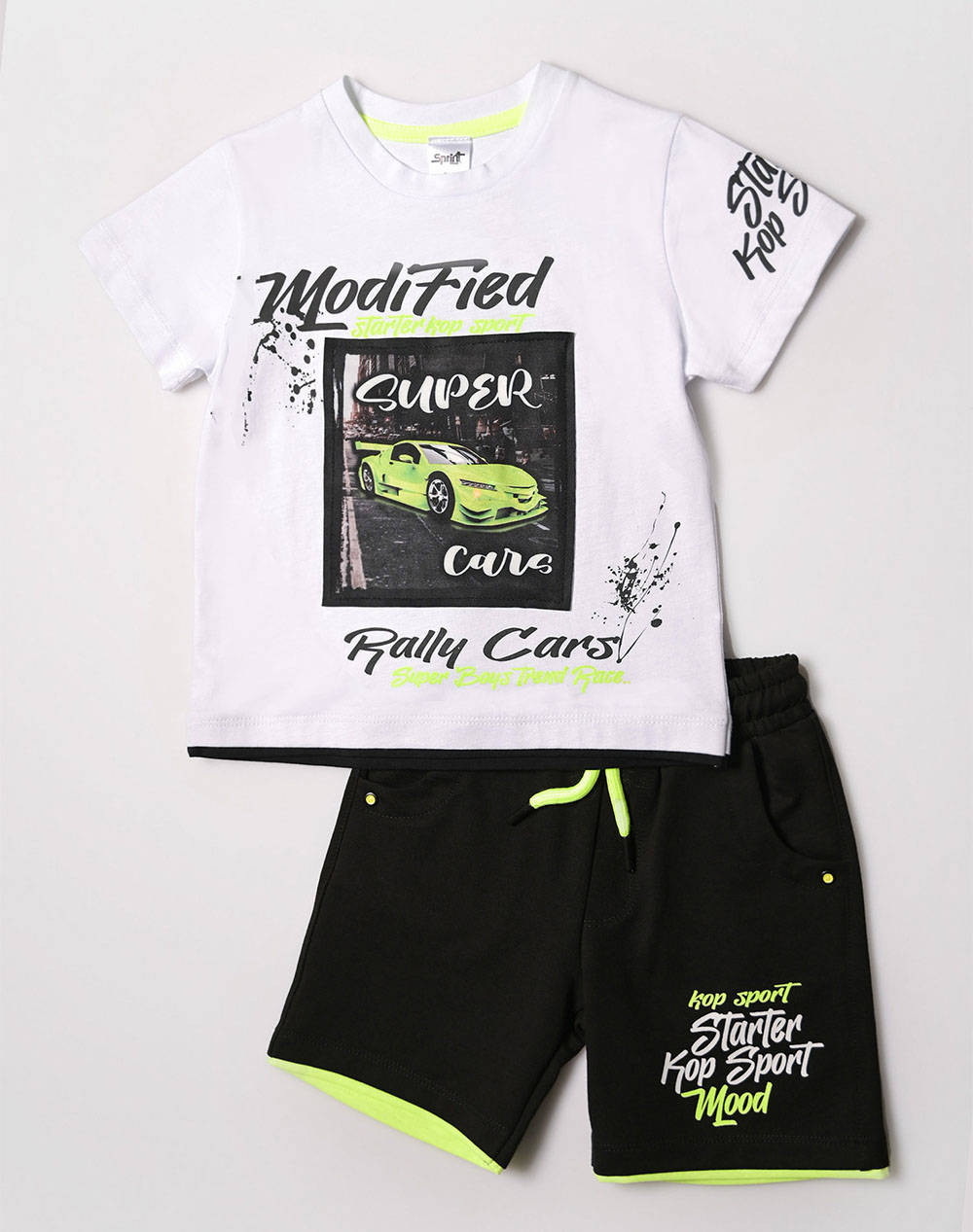 SPRINT SET BABY BOY 231-1063-S100 White