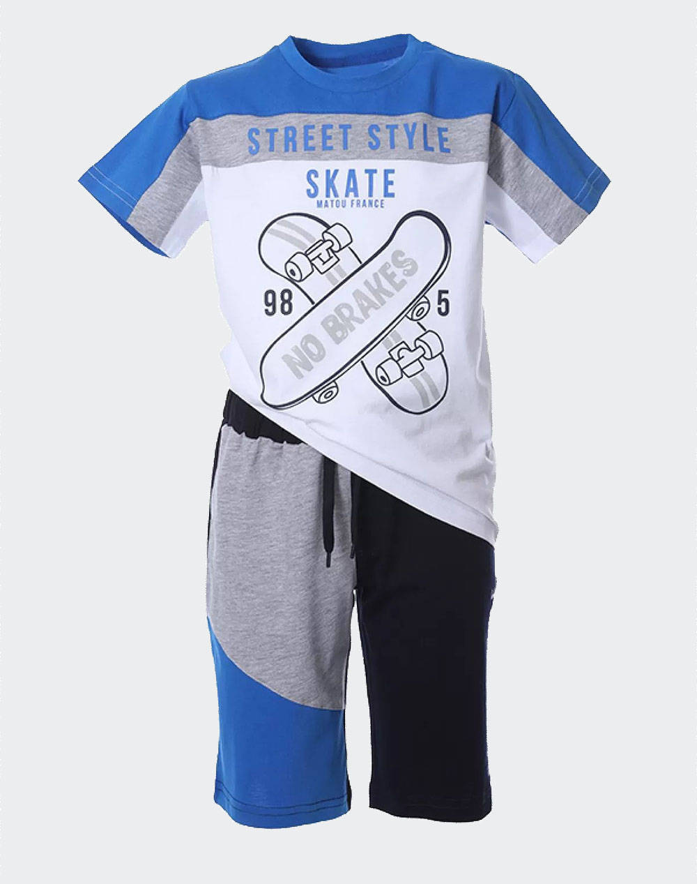 MATOU MATOU ΣΕΤ ΒΕΡΜΟΥΔΑ ΠΑΙΔΙΚΟ BOY 1S23-MFA1240-8-16-ROUA RoyalBlue