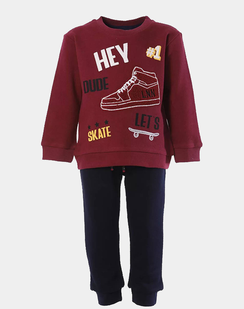 MATOU MATOU ΣΕΤ ΦΟΡΜΑ ΠΑΙΔΙΚΟ BOY 1S23-YZA1707-2-6-BORDEAUX DarkRed