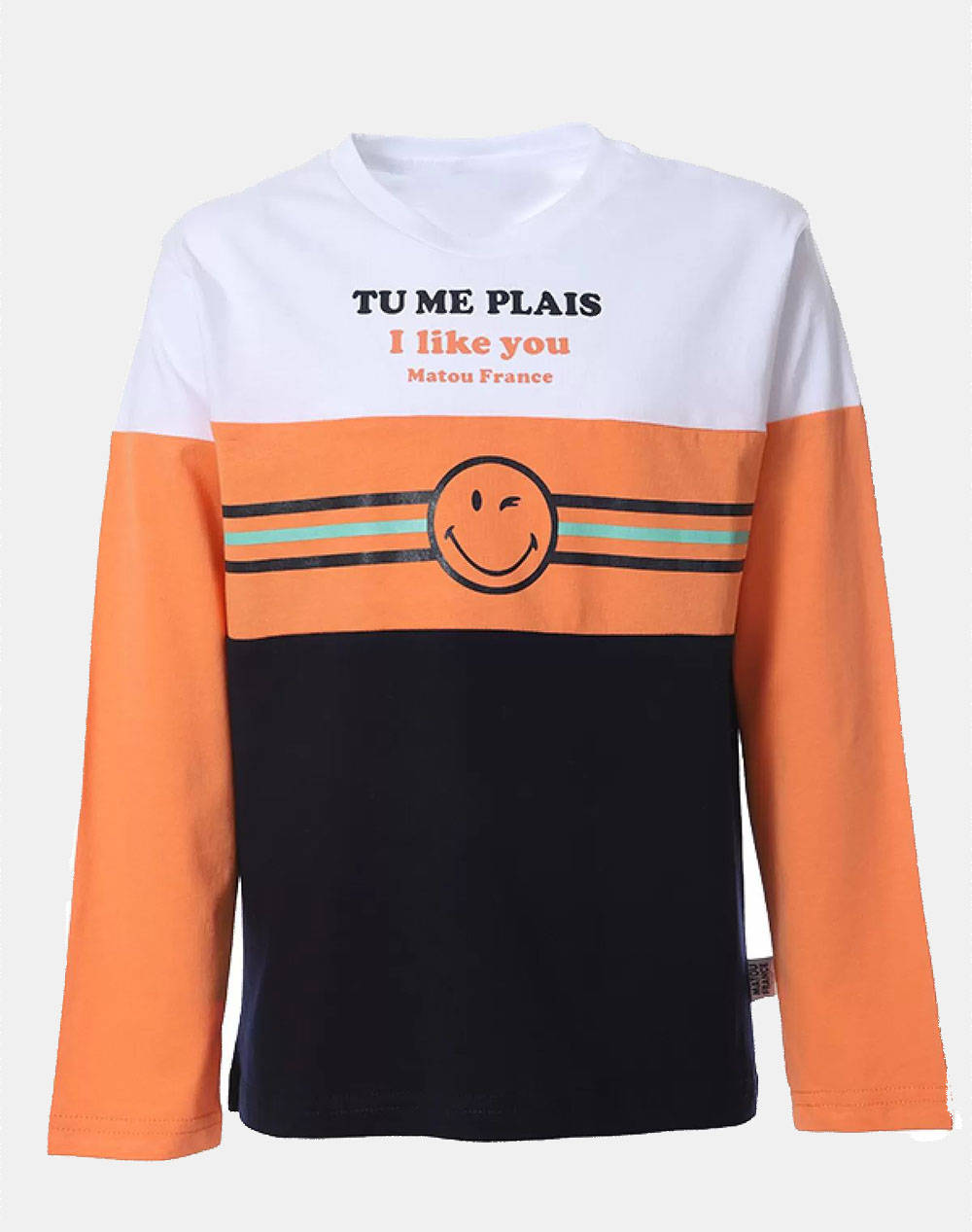 MATOU MATOU ΜΠΛΟΥΖΑ ΠΑΙΔΙΚΟ BOY 1S23-MFA1300-8-16-ORANGE Orange