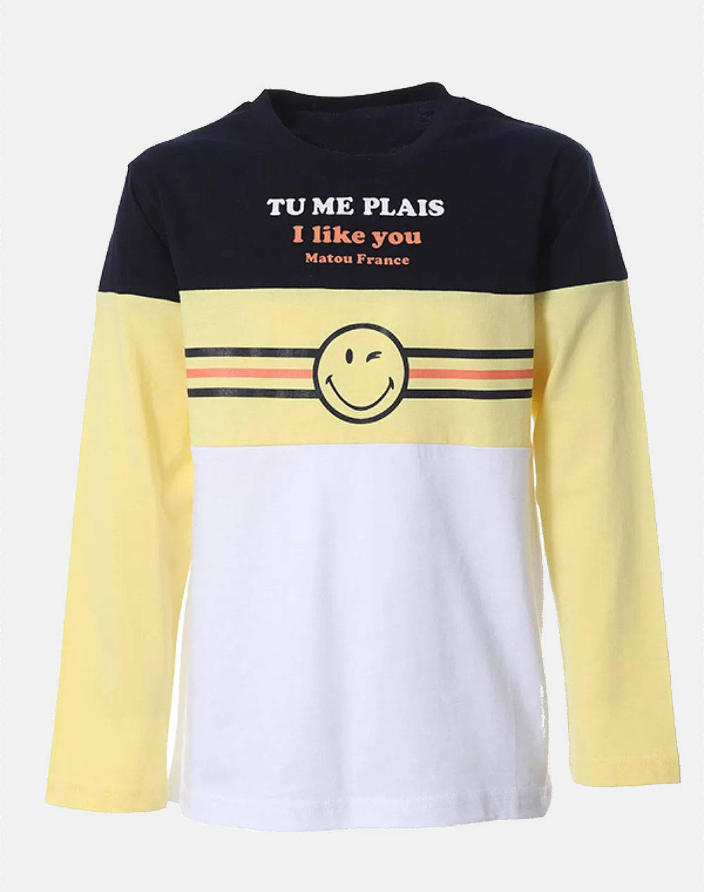 MATOU MATOU ΜΠΛΟΥΖΑ ΠΑΙΔΙΚΟ BOY 1S23-MFA1300-8-16-YELLOW Yellow