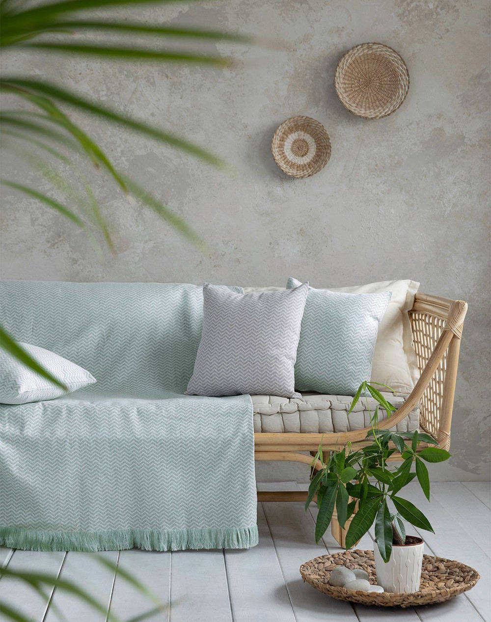 NIMA HOME NIMA Ριχτάρι - Wavy Aqua (Διαστάσεις: 180x240εκ) N31821