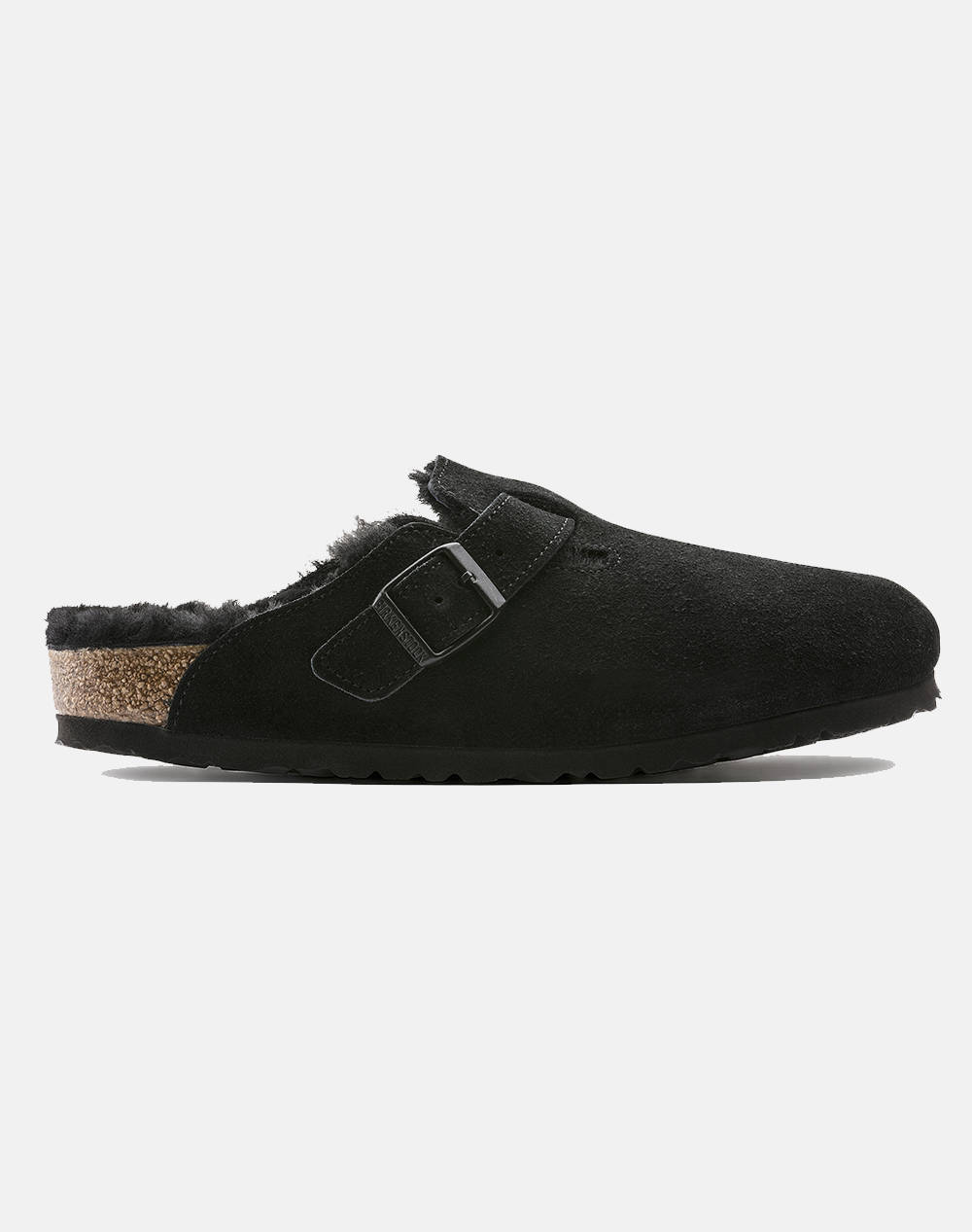 BIRKENSTOCJ LEATHER BOSTON SHEARLING LEVE BLACK LAF 35 - 46...
