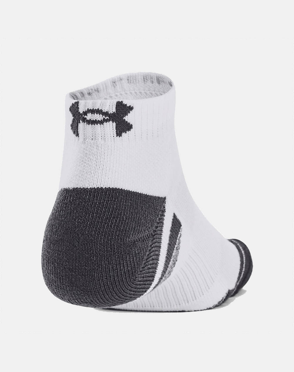 UNDER ARMOUR Unisex UA Performance Tech 3-Pack Low Cut Socks 1379504-9191 White φωτογραφία