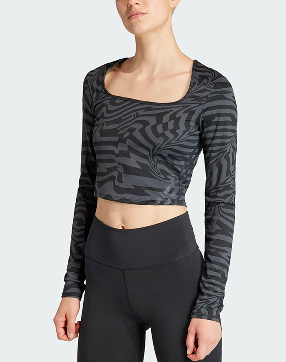 ADIDAS TI JCQ 3S TOP HY9256-CARBON/BLACK DarkGray