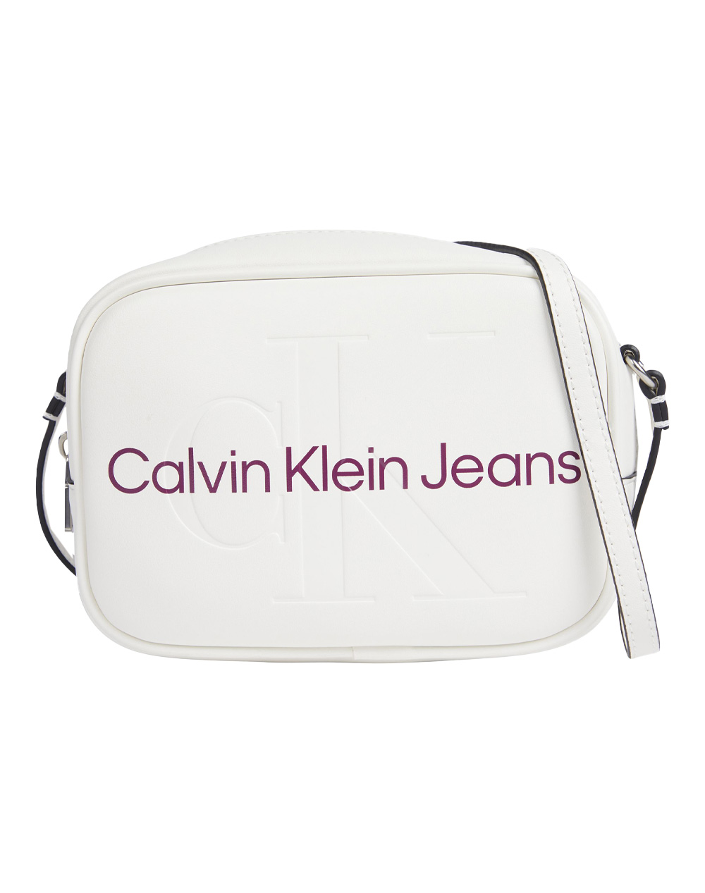 CALVIN KLEIN CALVIN KLEIN CAMERA BAG (Διαστάσεις: 13 x 18 x 7 εκ.) K60K610275-YBI White