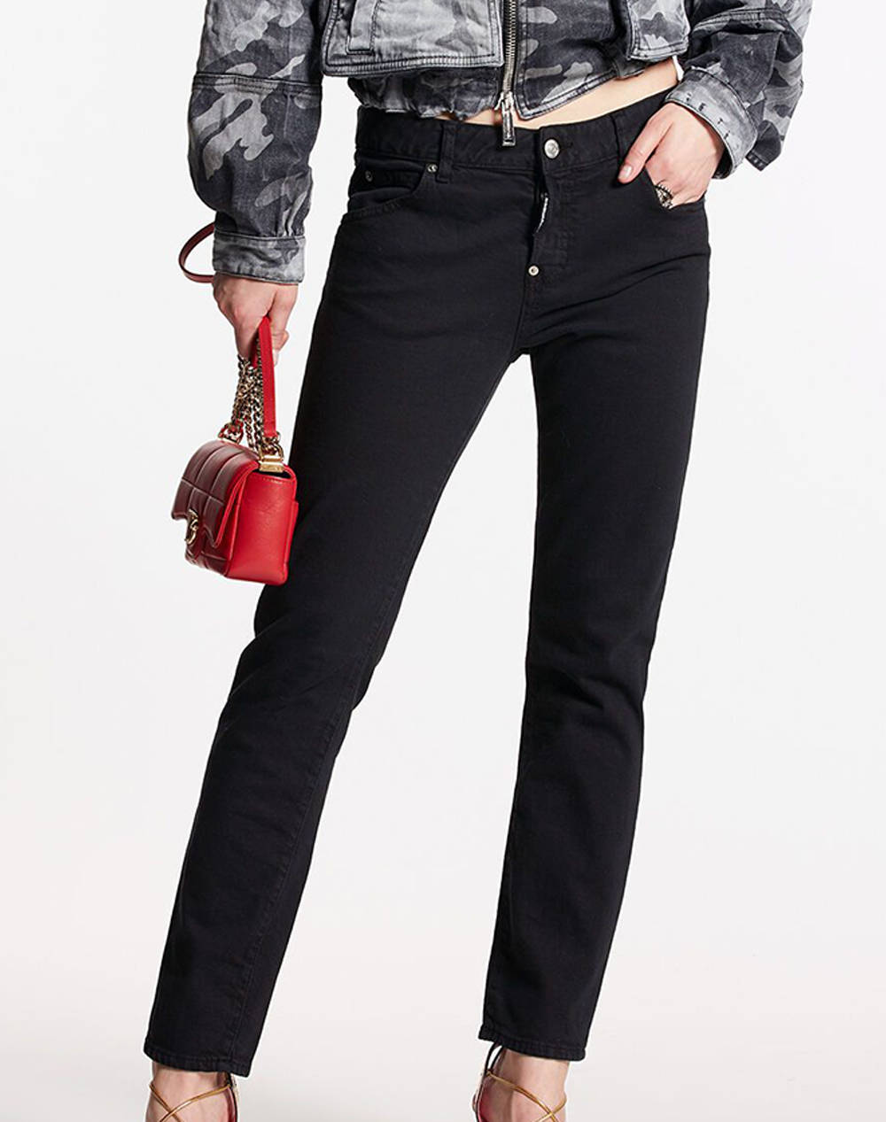 DSQUARED2 ΠΑΝΤEΛΟΝΙ 5ΤΣΕΠΟ S75LB0827S30811-900 DenimBlack