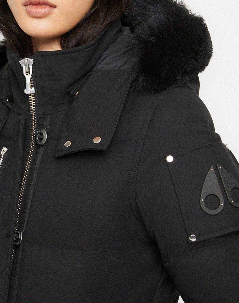 MOOSE KNUCKLES W CLOUD 3Q SH M32LJ179S-305 Black φωτογραφία