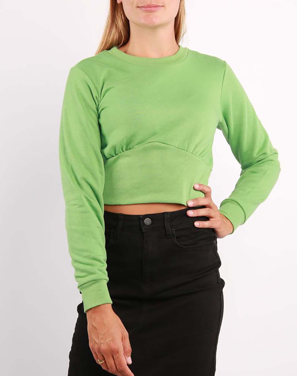 ONLY ONLOLINE CROPPED SWT 15303830-PEPPERMINT LightGreen 3710AONLY3300171_XR22226