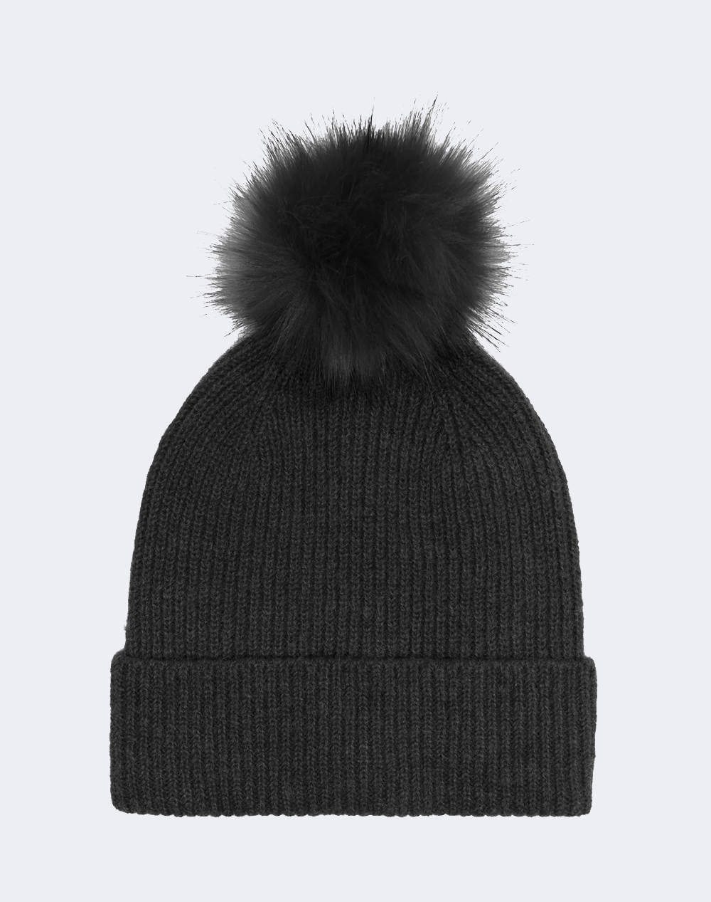 ONLY ONLKENNI LIFE POM POM BEANIE CC 15299023-BLACK Black