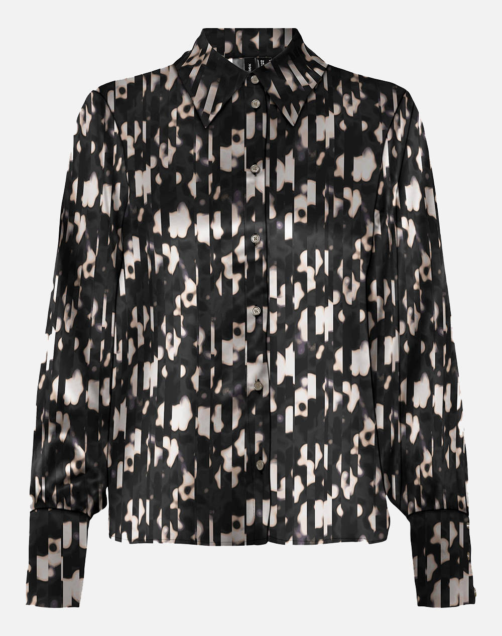 VERO MODA VMMERLE SHIRT WVN GA 10295431-BlackSonya JetBlack