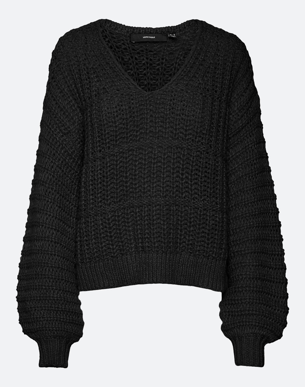 VERO MODA VMSMILLA PULLOVER GA BOO 10290638-BLACK Black