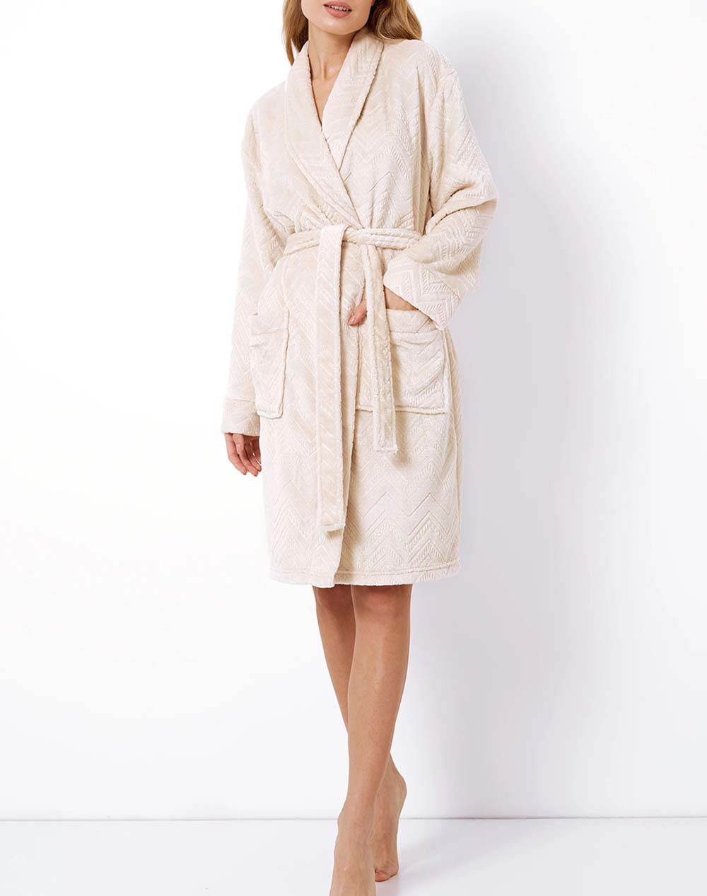ARUELLE Zahra bathrobe 39.01.09.019-TYPOS Ecru