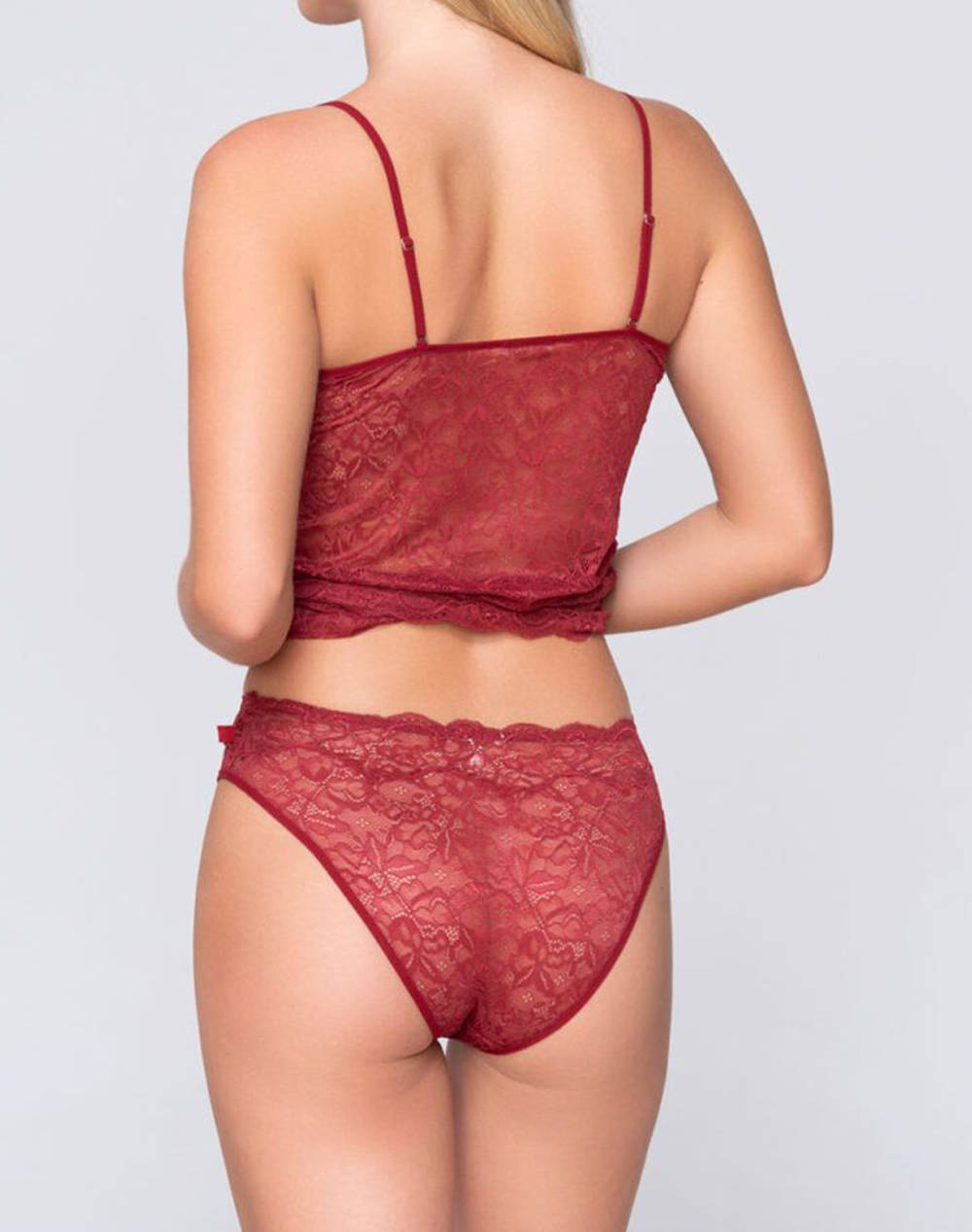 LUNA Micro Touch lace hipster 24521-17 Red φωτογραφία