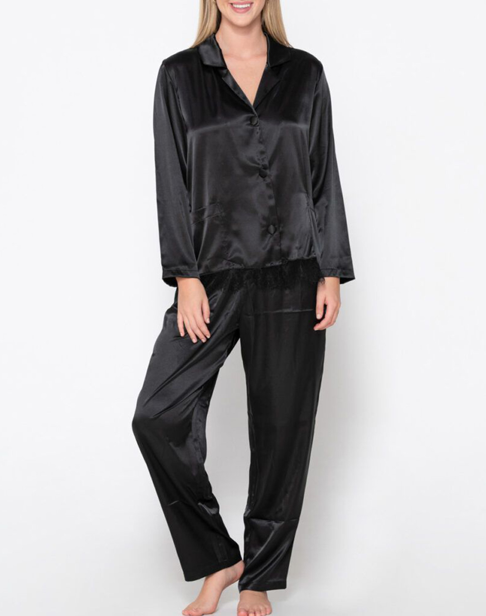 LUNA Prestige pyjama set 82005-2 Black