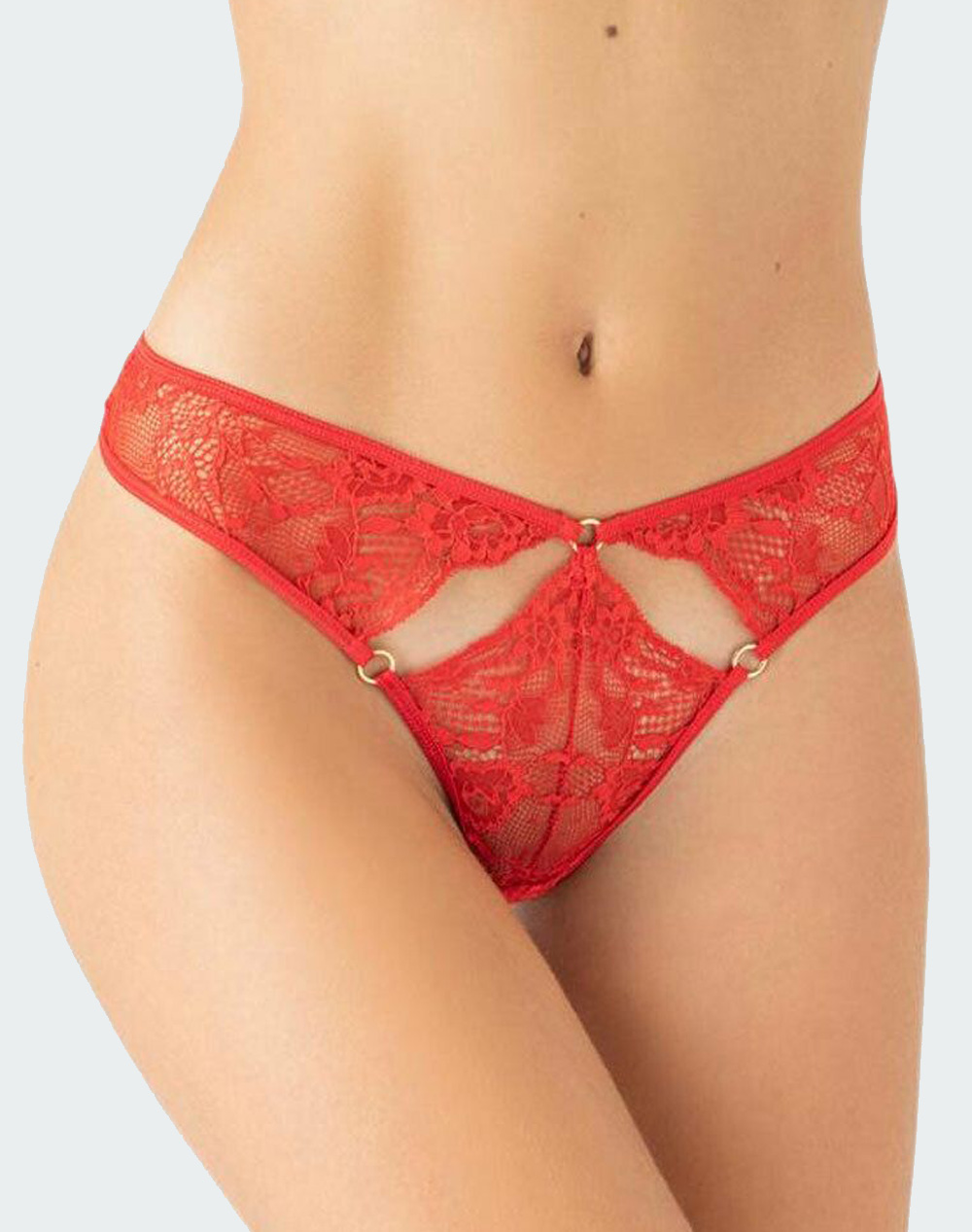 MILENA by PARIS THONG 007635-4 Red