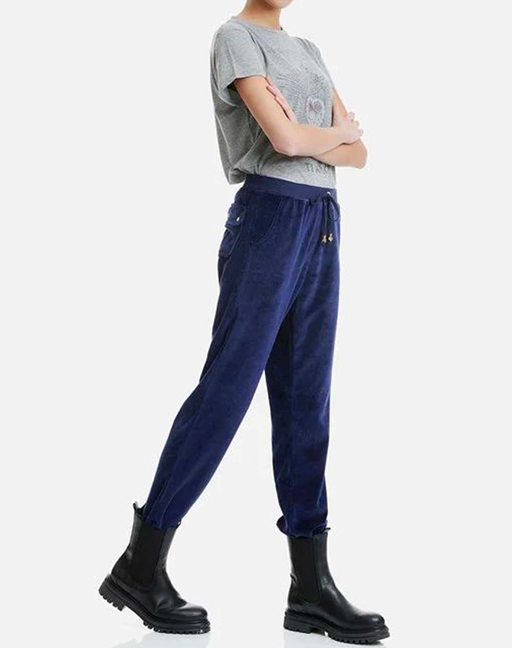 Sugarfree Παντελόνι 19831001-425 Navyblue Γυναικεία ρούχα παντελόνια παντελόνι Φορμας Politikos Shop Πολιτικός