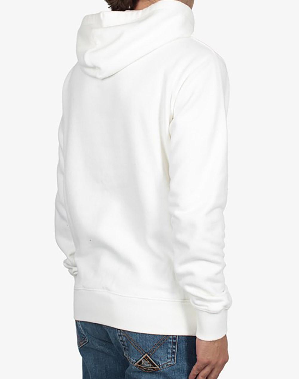 MC2 TRIBECA HOODED FLEECE SWEATSHIRT TRI0001-10603E White φωτογραφία