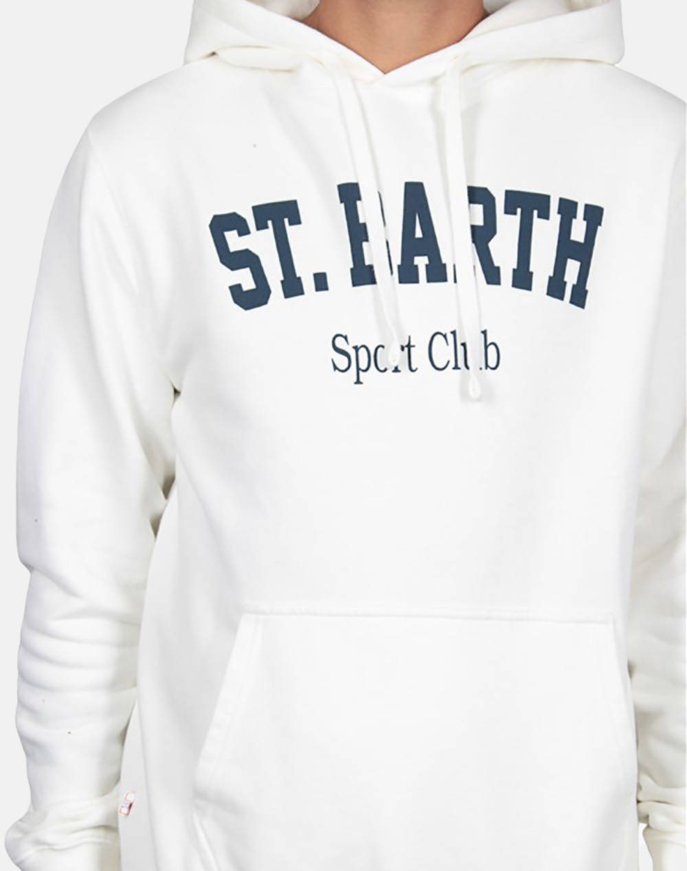 MC2 TRIBECA HOODED FLEECE SWEATSHIRT TRI0001-10603E White φωτογραφία