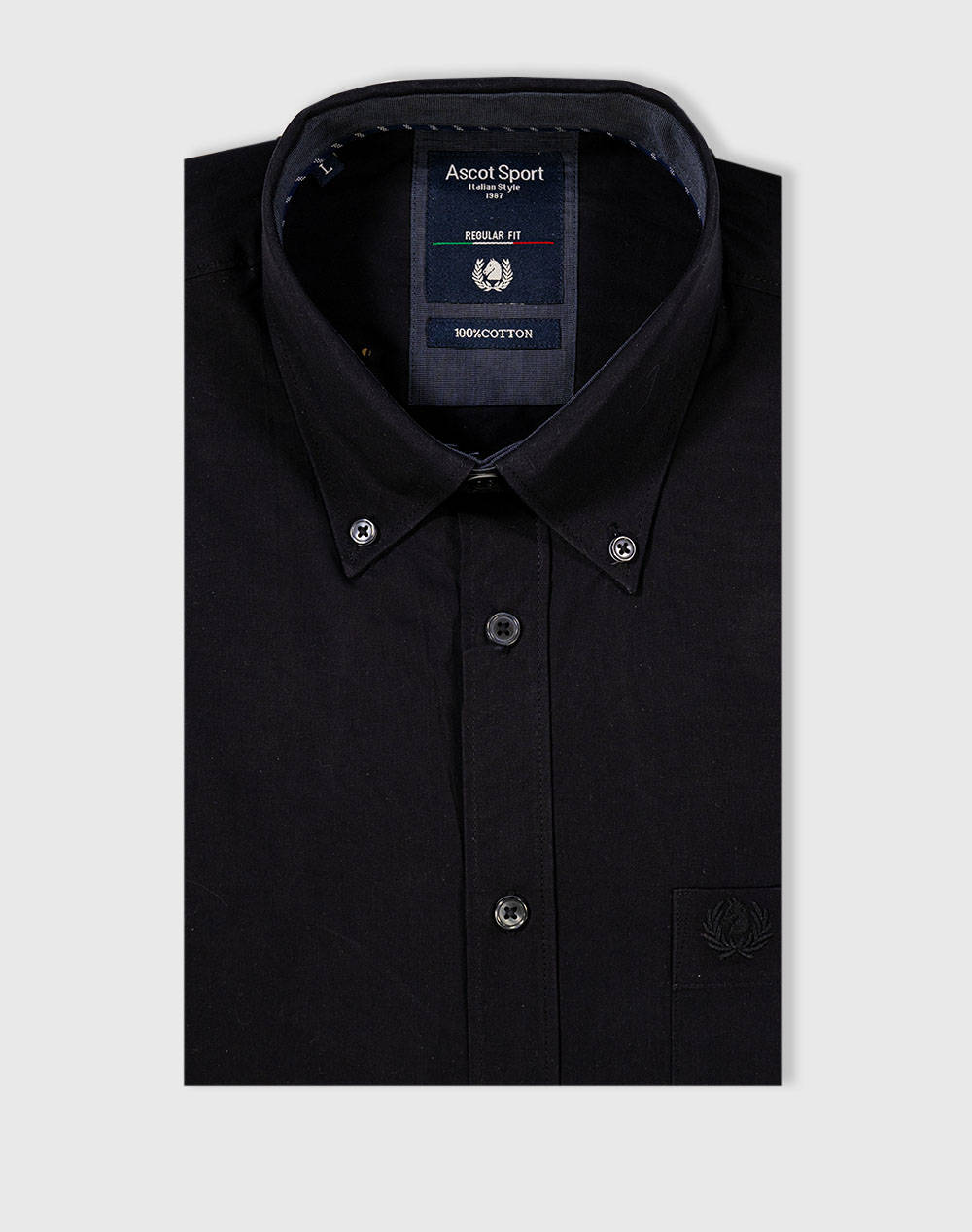 ASCOTT ΠΟΥΚΑΜΙΣΟ 15652212-03 Black