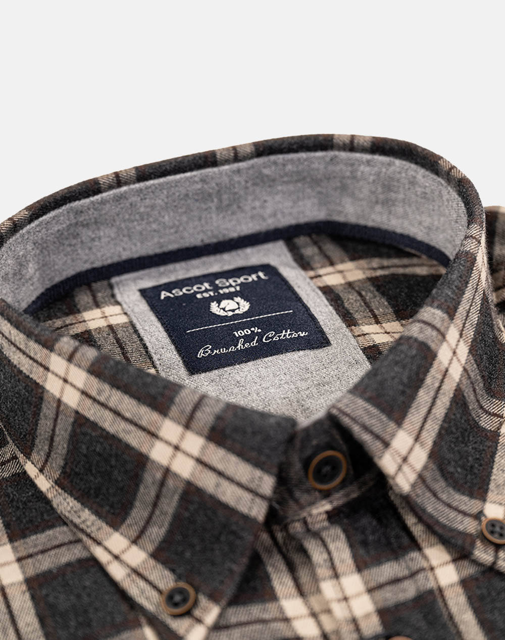 ASCOT ΠΟΥΚΑΜΙΣΟ 15684212-40 DarkBrown φωτογραφία