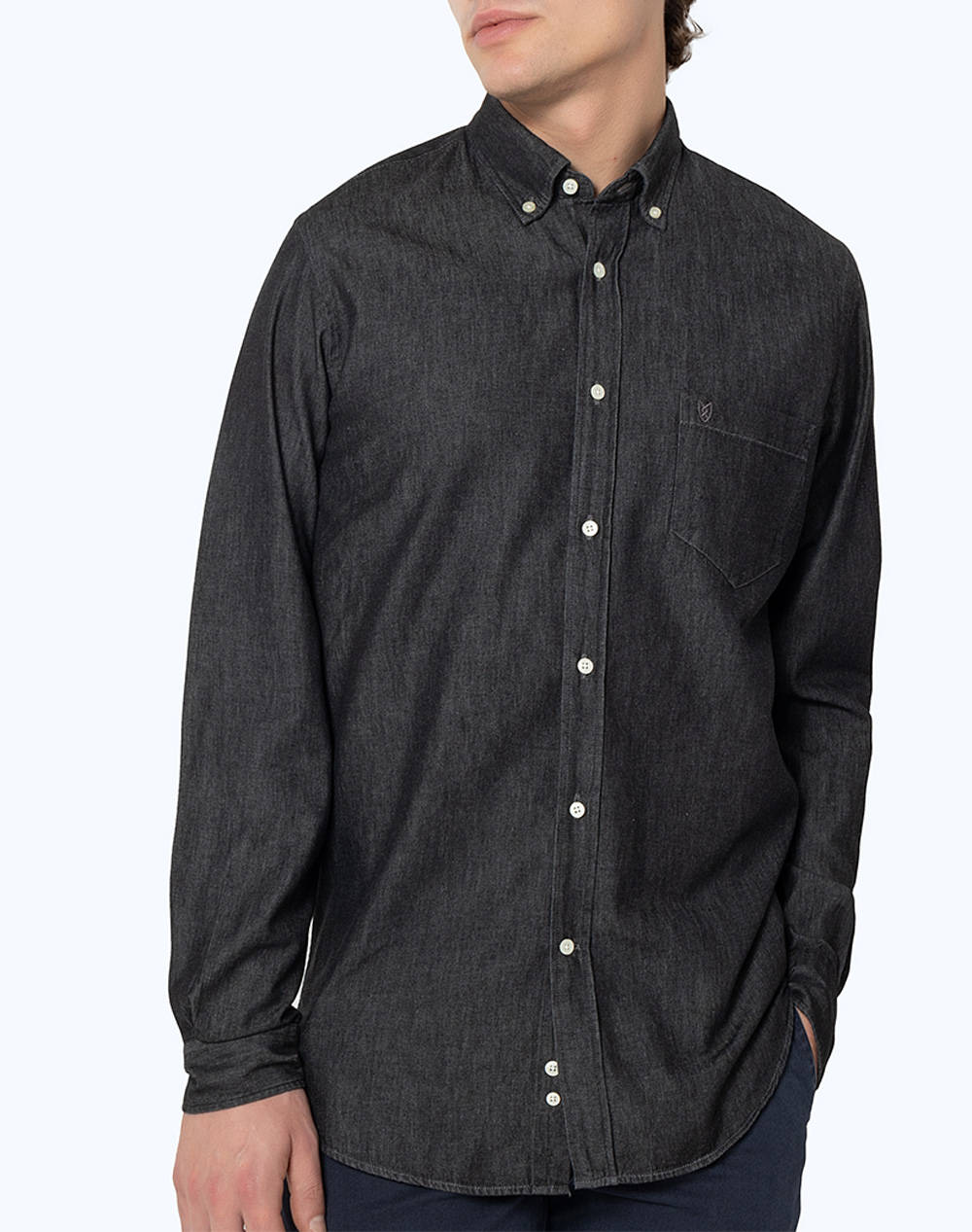 THE BOSTONIANS ΠΟΥΚΑΜΙΣΟ DENIM 3AAP2161-BLACK Black