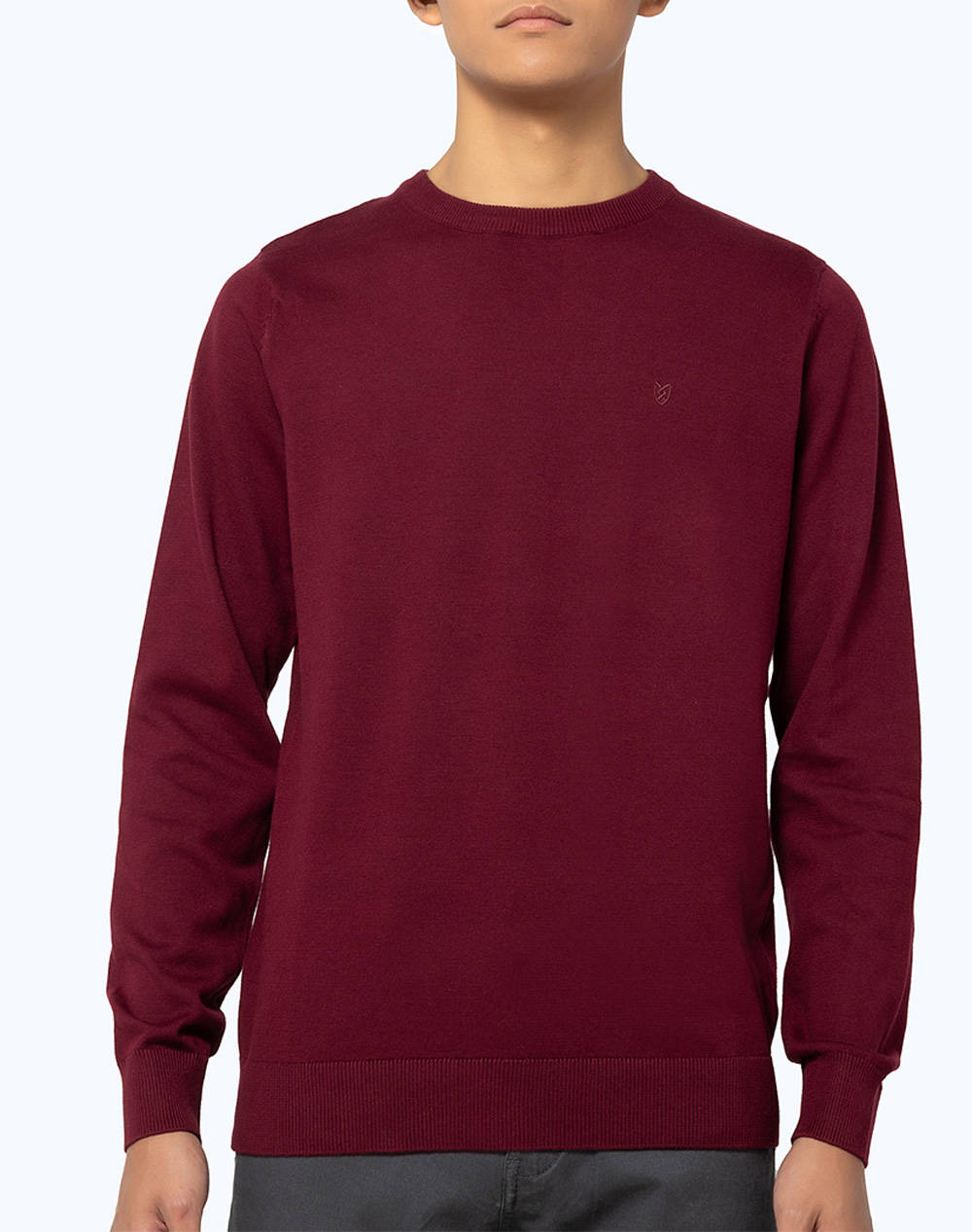 THE BOSTONIANS ΠΛΕΚΤΗ ΜΠΛΟΥΖΑ 3MR1009-BURGUNDY RedWine