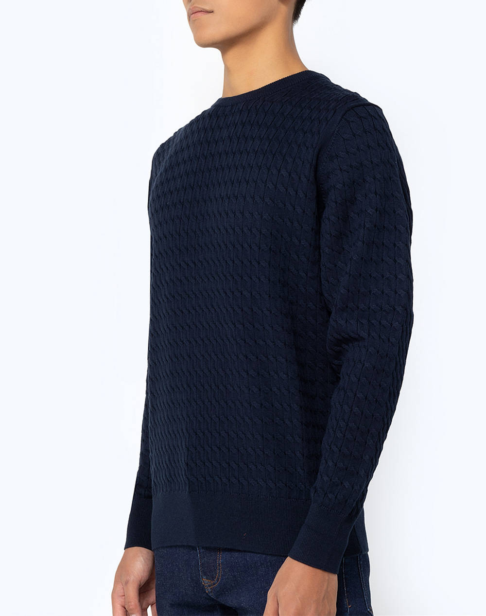 THE BOSTONIANS ΠΛΕΚΤΗ ΜΠΛΟΥΖΑ 3MR1058-NAVY DarkBlue